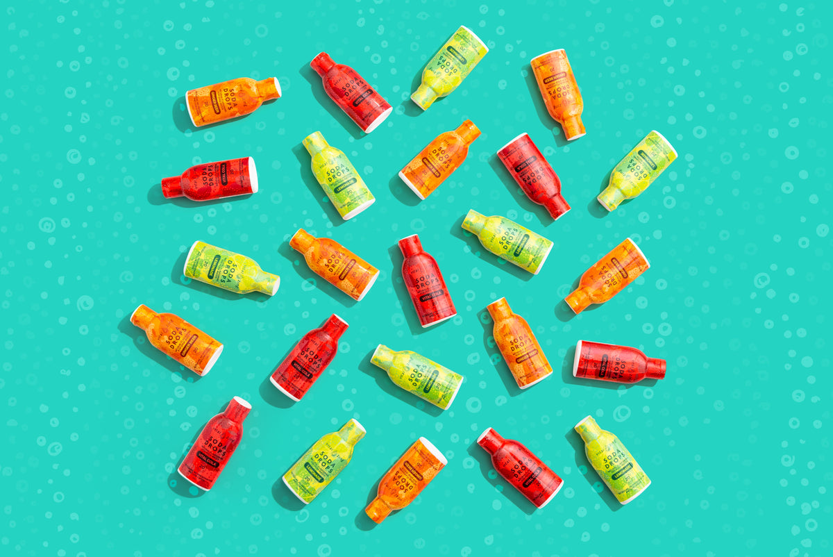 Sparkling cola-style drink made with Vital Zing Vital Cola Soda Drops