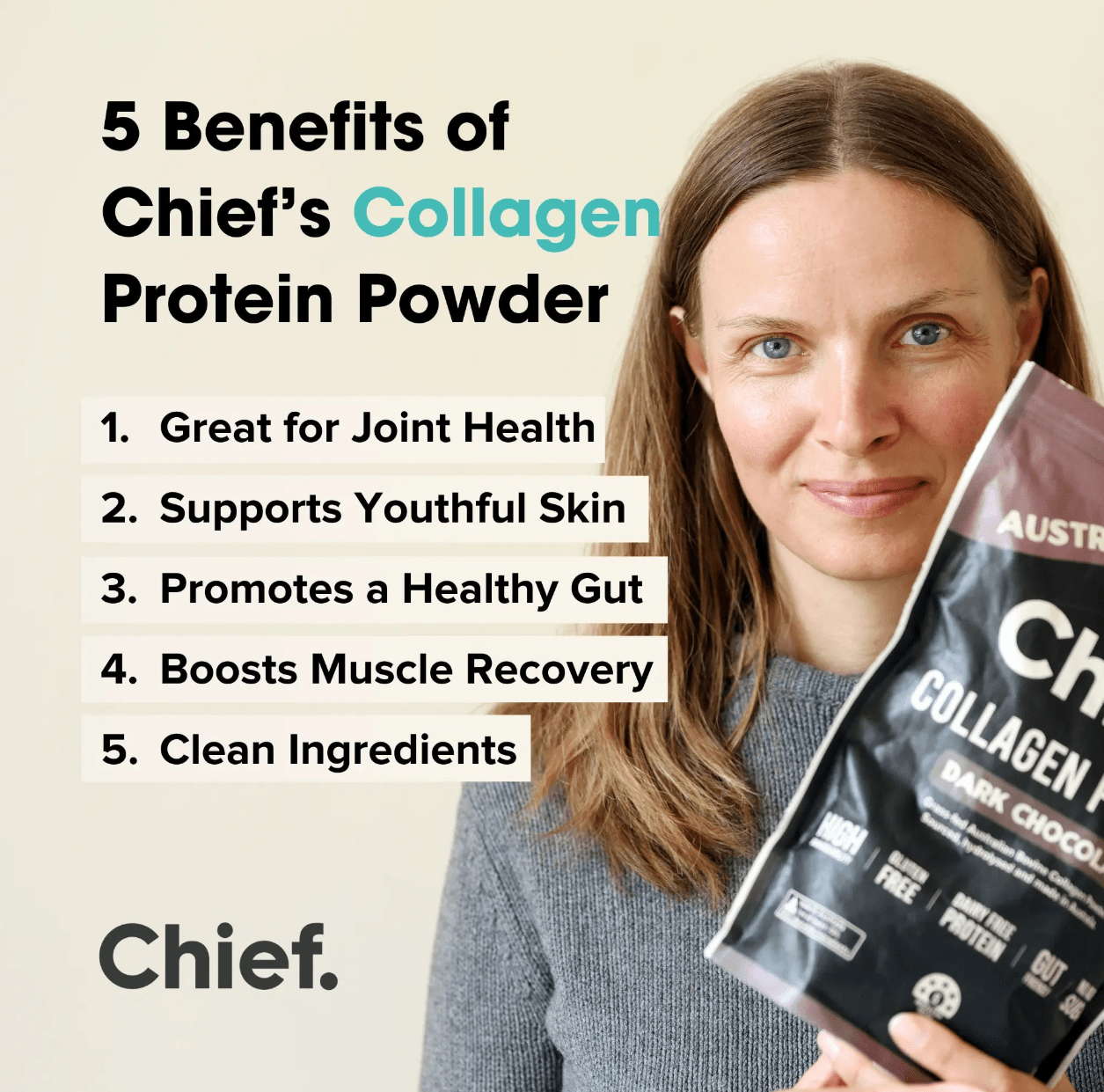 Grass-Fed Whey Collagen Powder for Stronger Joints and Radiant Skin