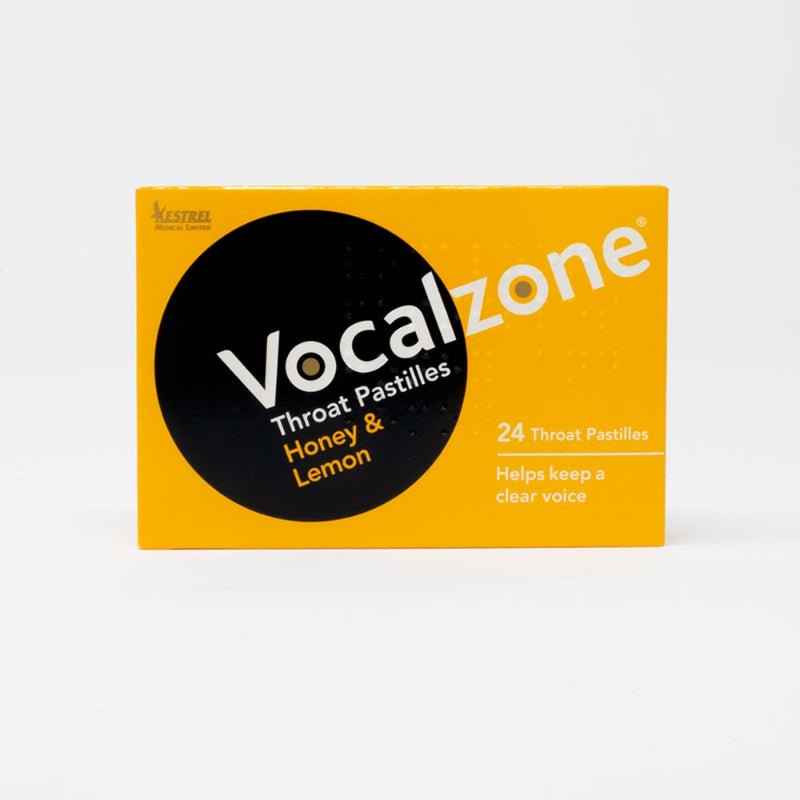 Vocalzone Honey and Lemon Throat Pastilles for Singers and Voice Professionals