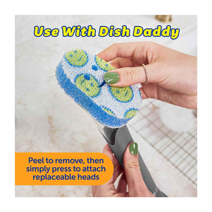 Dishwand Scourer Heads Refill – FlexTexture ArmorTec Pack of 2 – Scrub Daddy