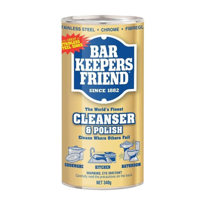 Bar Keepers Friend Stainless Steel Cleaner & Polish 340g – 2 Pack