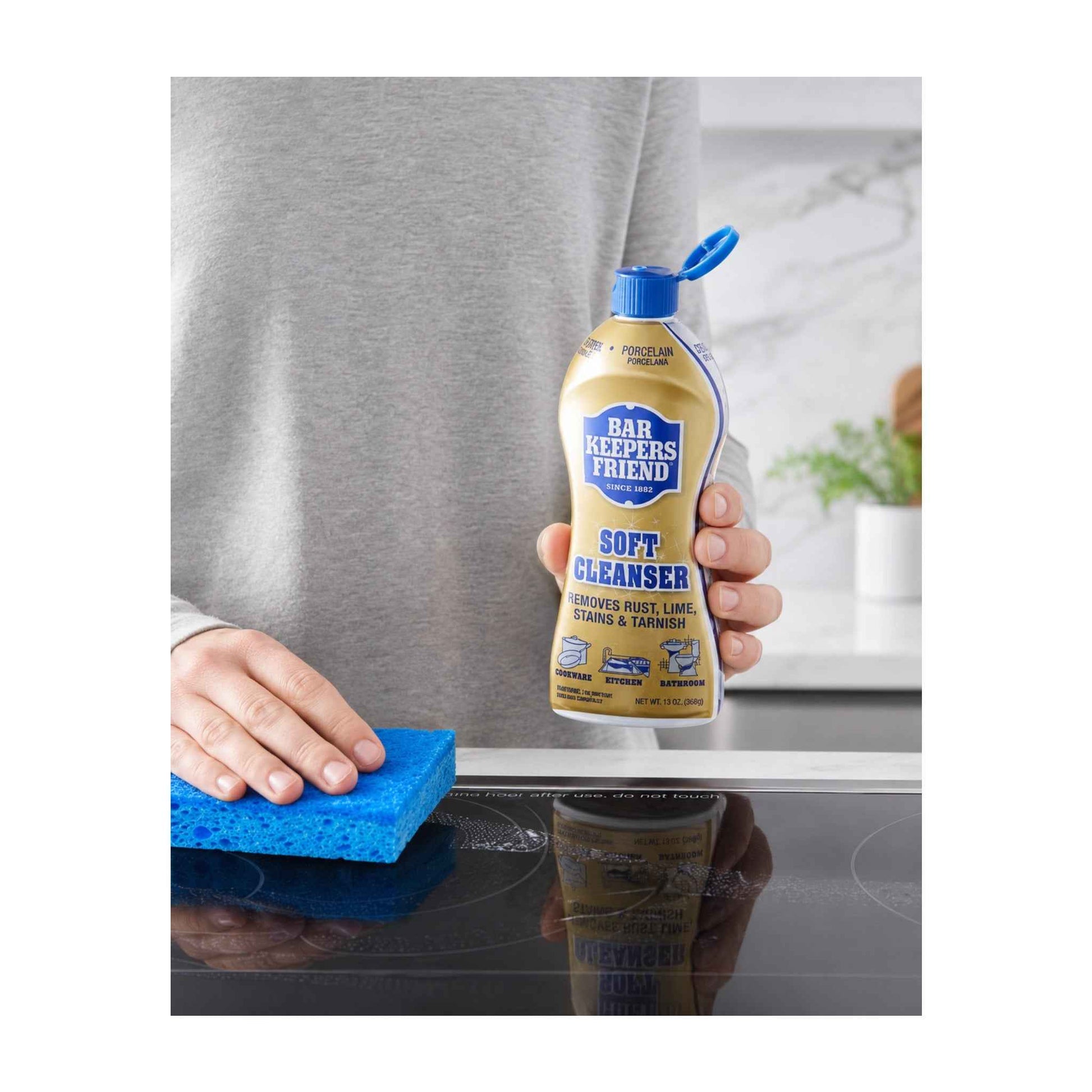 Stainless Steel Cleaner – Soft Cream Formula 737g – Bar Keepers Friend Pack of 2