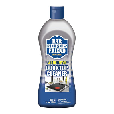 Bar Keepers Friend Multipurpose Cooktop Cleaner 13 oz bottle, updated dotted-label packaging on white
