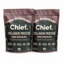 Chief Grass-Fed Collagen Protein Powder Dark Chocolate 450g 60 Serves – Pack of 2