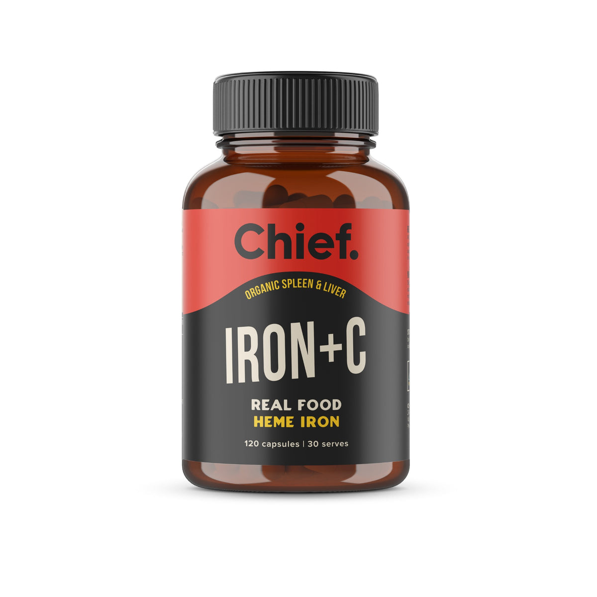 Chief Iron+C Capsules 120 count
