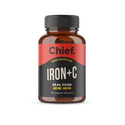 Chief Iron+C Capsules 120 count