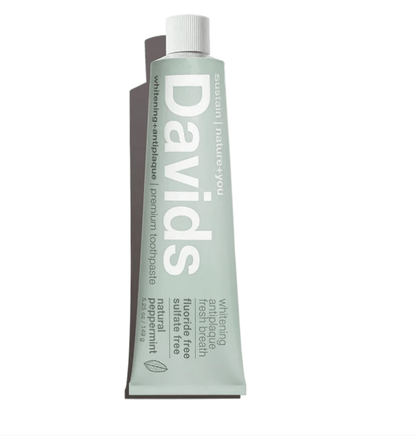 Davids Hydroxi Whitening + Enamel Health Nano Hydroxyapatite Toothpaste - Natural Peppermint