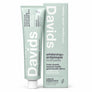 Davids Whitening + Antiplaque Natural Peppermint Toothpaste 149g tube and box on white background